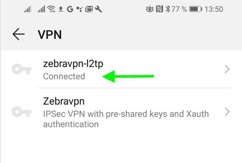 l2tp ipsec android screens
