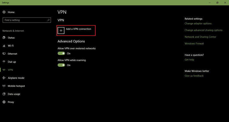 ikev2 setup windows screens