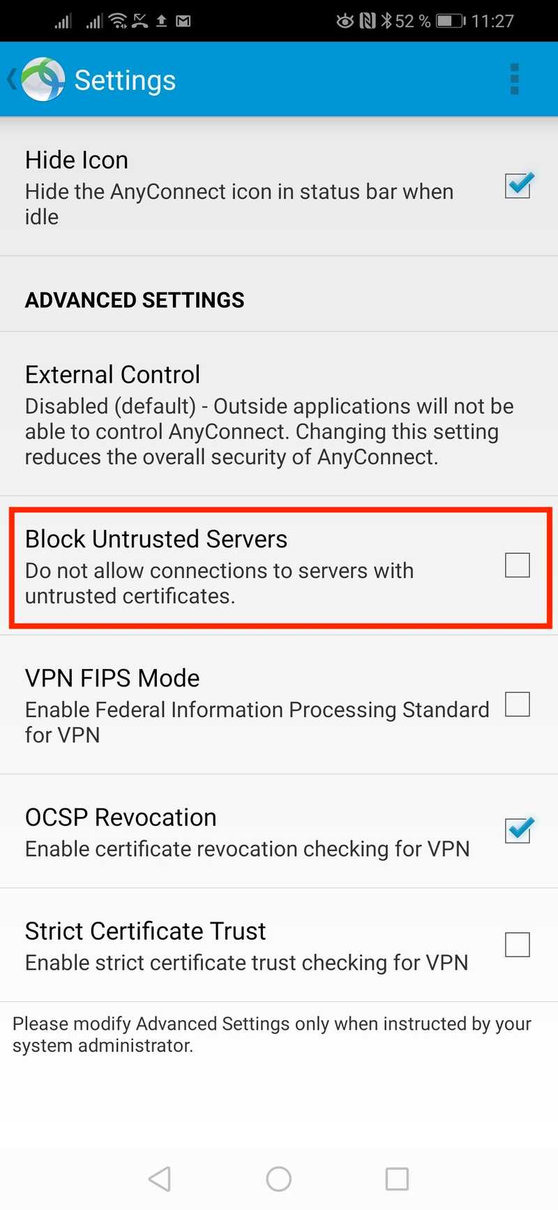 cisco anyconnect android step 9