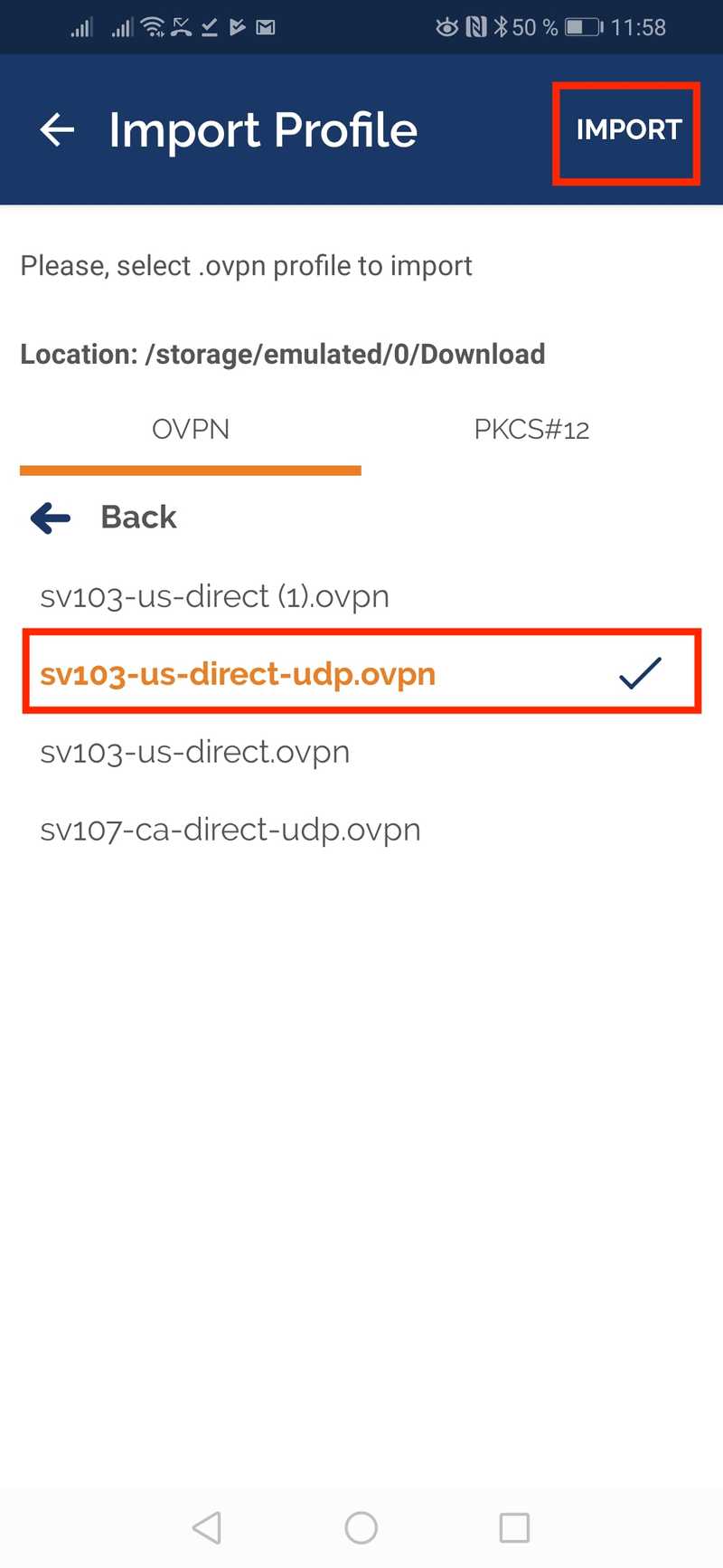 openvpn android screens guide