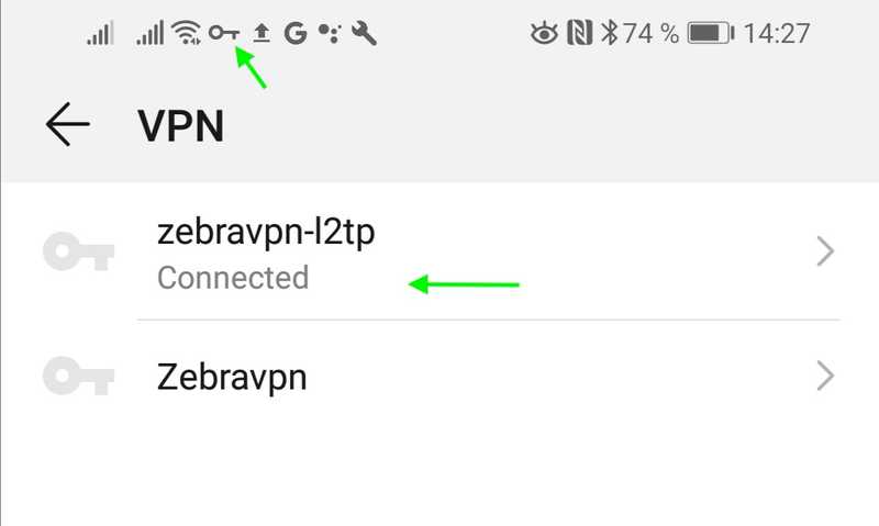 l2tp ipsec android screens