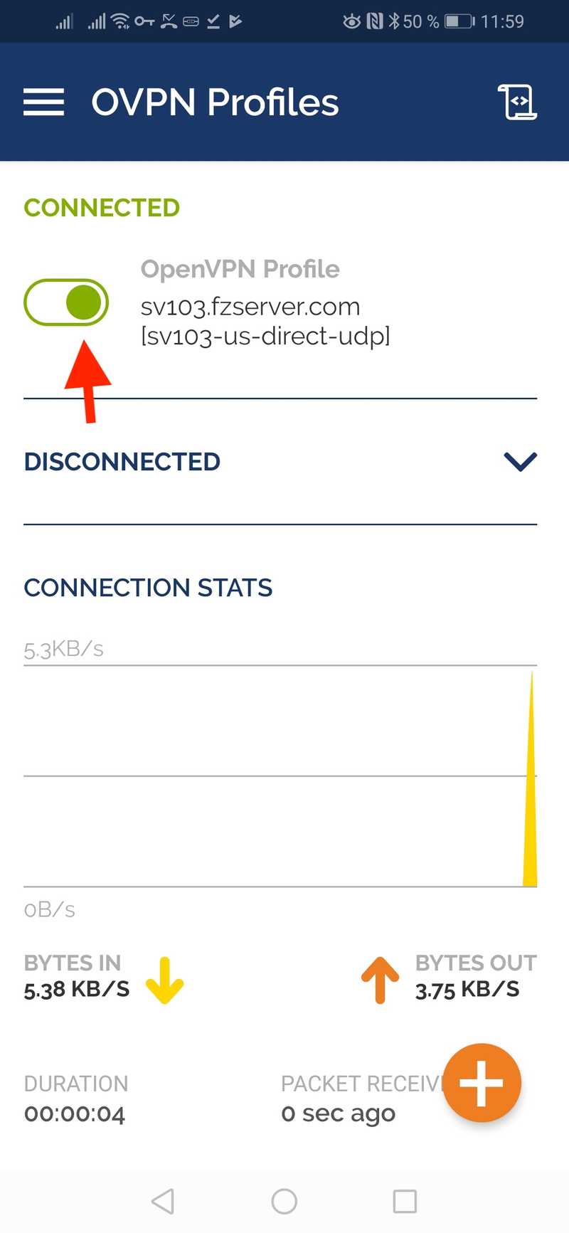 openvpn android screens guide